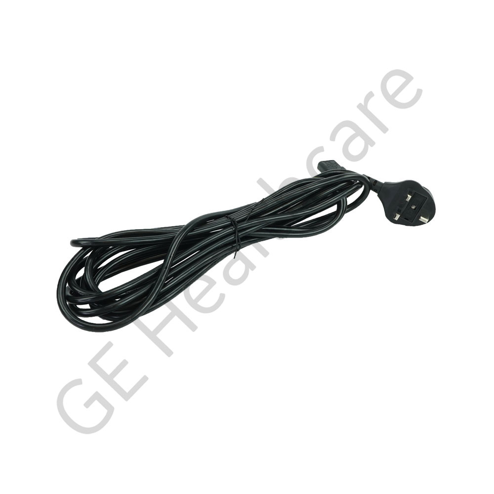 Cord Power UK 5m 10A BS1363/IEC 60320 Right Angle Cord Power UK 5m 10A BS1363/IEC 60320 Right Angle