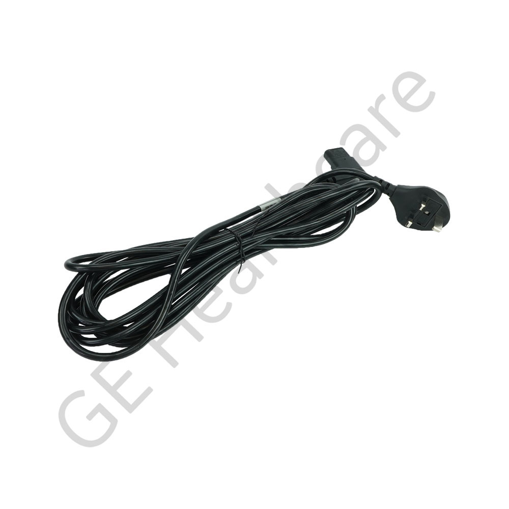 Cord Power UK 5m 10A BS1363/IEC 60320 Right Angle Cord Power UK 5m 10A BS1363/IEC 60320 Right Angle